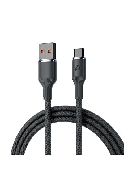 Choice4 كابل بيانات USB من النوع C أسود بطول 1.5 متر وقوة 120 واط، كابل شحن س...