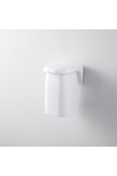 Choice1 حامل فرشاة أسنان مغناطيسي أبيض اللون، قطعة واحدة، يُثبت على الحائط، م...