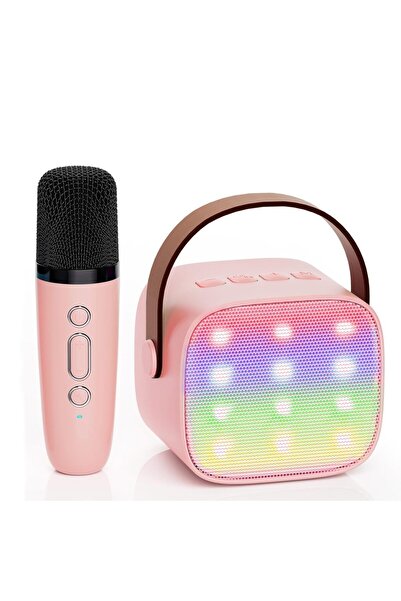 choice2 جهاز كاريوكي صغير محمول من هاومورين، مزود بميكروفون واحد، وسماعة بلوت...