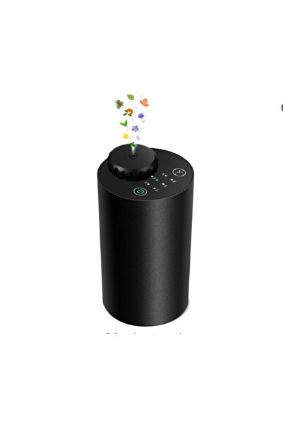 Choice موزع الزيوت العطرية الأسود بدون ماء، يعمل بالبطارية، لاسلكي، مزود بمؤقت و