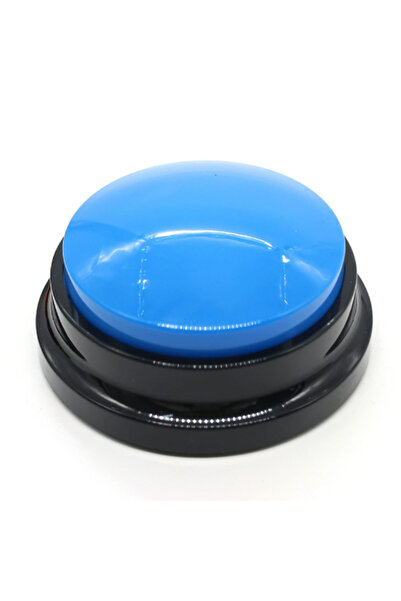 Choice1 زر تسجيل صوتي أزرق للتواصل مع الكلاب، مناسب لتدريب الحيوانات الأليفة،...