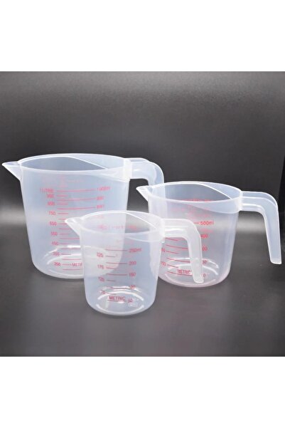 Choice 3 قطع من أكواب قياس سوائل الخبز بسعات 250/500/1000 مل، مصنوعة من مادة ...