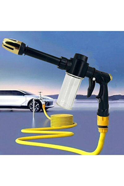 Choice غسالة سوداء عالية الضغط قابلة للتعديل، مزودة بفوهة دوارة 360 درجة، مع ...