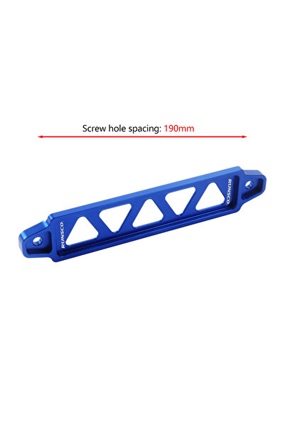 Choice حامل تثبيت بطارية السيارة من الألومنيوم الأزرق، دعامة ربط البطارية لهو...