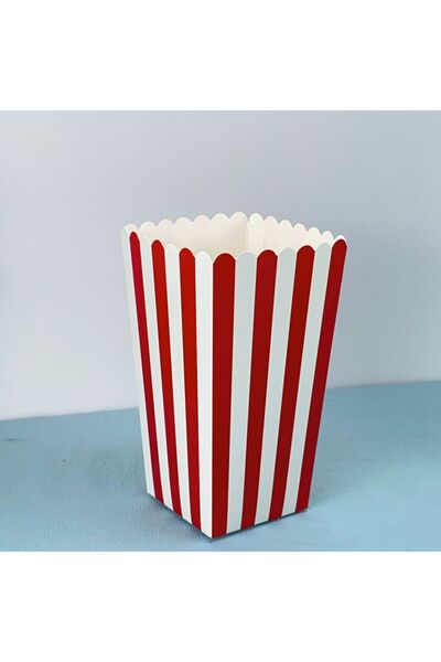 Choice13 12pcs 11x7x5cm red stripe 12/24/36 pcs Striped Popcorn Boxes Mini Po...