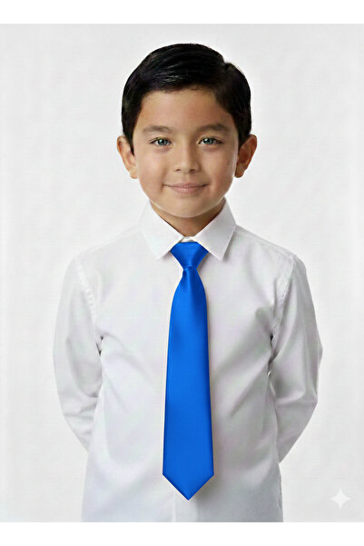 Masal Dünyası Bursa Satin Elastic Practical Boys' Tie - Available in Differen...