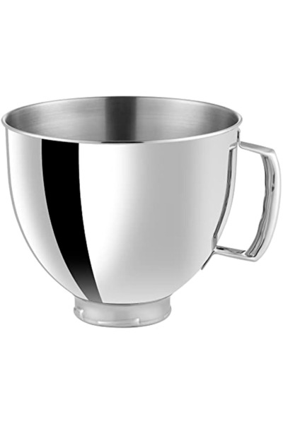 Choice وعاء خلط سعة 5 كوارت لخلاطات كيتشن إيد، وعاء من الفولاذ المقاوم للصدأ ...