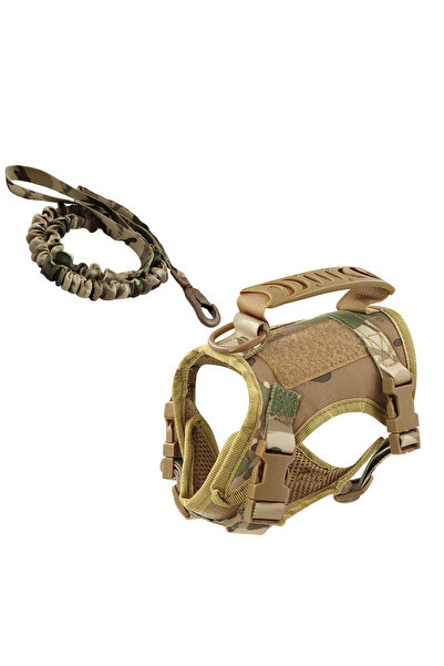 Choice Camouflage set Tactical Cat Harness and Leash Set For Walking Escape P...