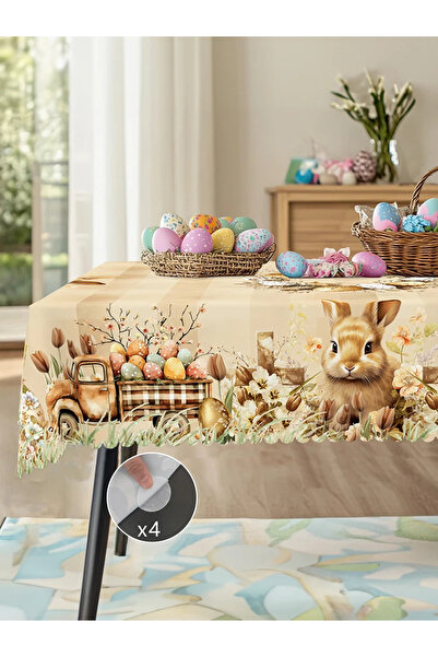 Choice3 Round(152)Cm Fh048 1 Piece of Easter Round Tablecloth, Available in 5...