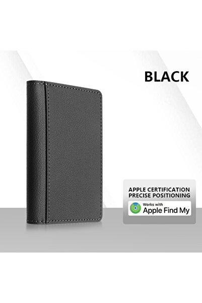 choice2 محفظة Findmy السوداء للأعمال التجارية، حامل بطاقات مغناطيسي قوي من Ma...