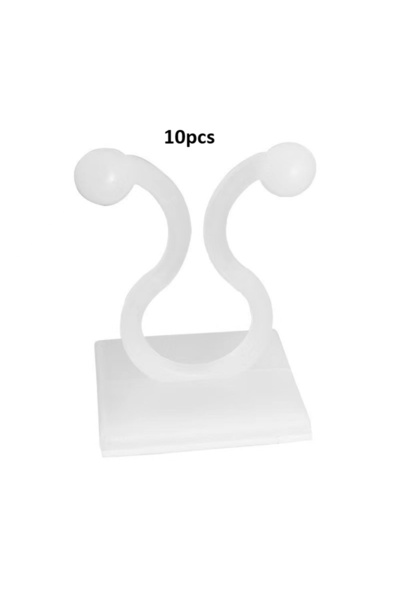 Choice أبيض - 10 قطع 100 قطعة - مشابك تثبيت نباتات التسلق على الجدران للحديقة...