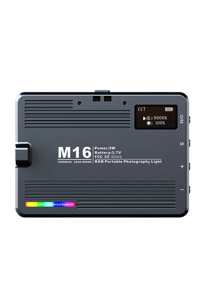 Choice مصباح LED صغير أسود اللون مزود بمشبك لإضاءة الكاميرا، مناسب للهواتف ال...