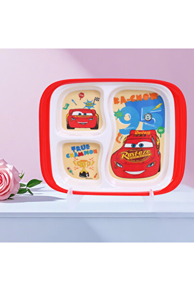 choice2 طقم أدوات مائدة من ديزني كارتون كارز لايتنينج ماكوين، يتضمن طبقًا، وع...