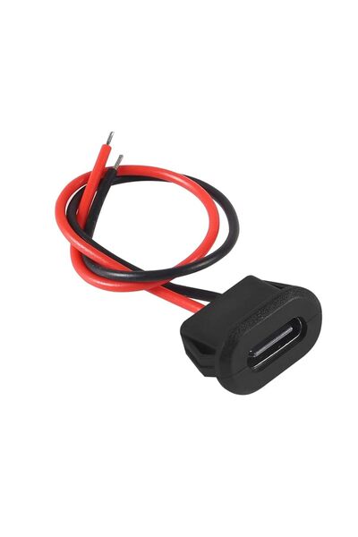 Choice1 أسلاك توصيل عارية، 10 قطع، من النوع C أنثى، مقاومة للماء، سلك لحام، ك...