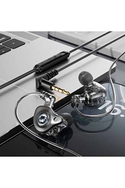 Choice black 3.5 EARDECO HIFI 3.5mm&Type C Wired Headphones Detachable Cable ...