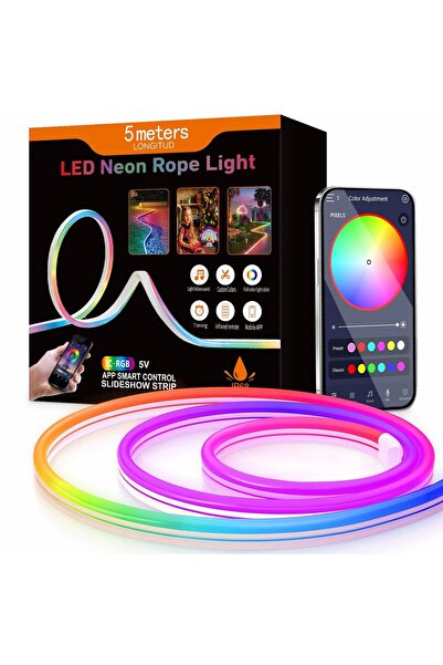 Choice1 5m Bluetooth Controller Smart WiFi and Bluetooth RGBIC Neon LED Strip...