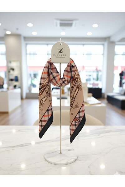 Meya design وشاح أنيق منقوش