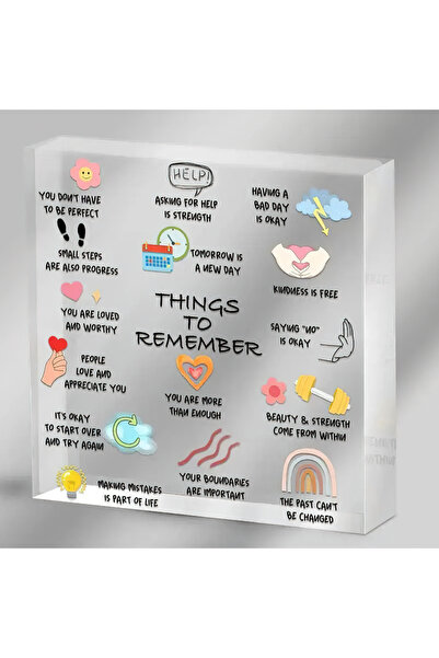 Choice Q878 قطعة واحدة من ديكور سطح المكتب العصري أكريليك مع اقتباسات ملهمة |...