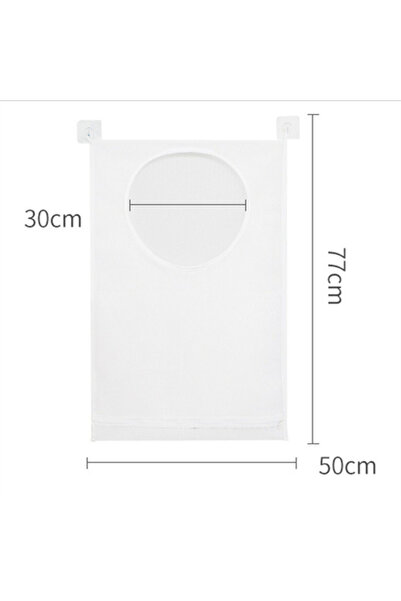 Choice WHITE Dirty Clothes Storage Bag Basket Frame Bucket Foldable Mesh Laun...