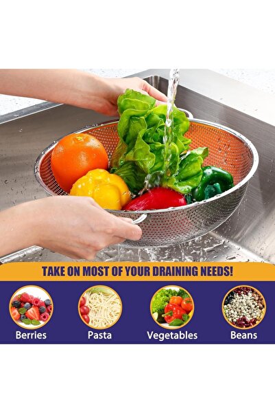 Choice3 small All Purpose Stainless Steel Fine Mesh Strainer Net Baskets with...