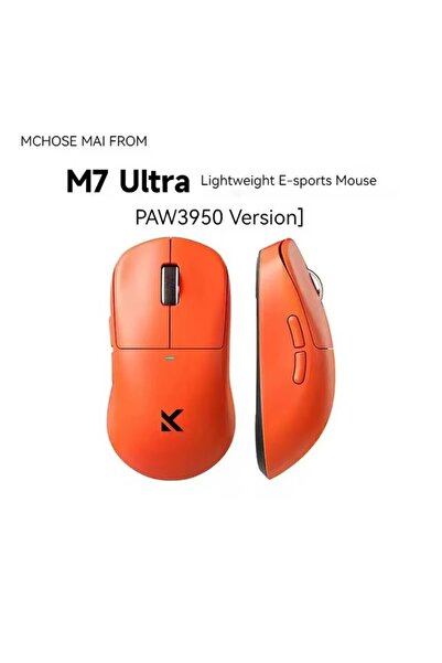 choice2 ماوس الألعاب اللاسلكي M7 ألترا أورانج Mchose M7 برو ألترا 8K Return P...
