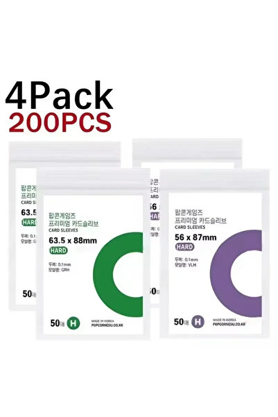 choice2 200Pcs - Mix 500-1PCS HD Transparent Kpop Idol Card Protective Sleeve...