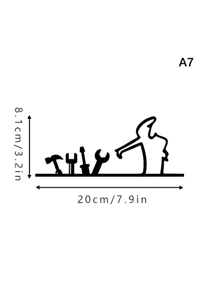 Choice12 ملصق جداري A7 La Linea Line Art، ملصق بسيط ذاتي اللصق ومقاوم للماء ل...