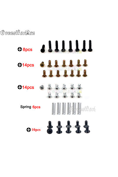 Choice1 مجموعة كاملة من منزلق بلاستيكي يمين ويسار كامل لوحدة تحكم Joy-Con لجه...