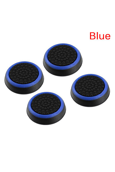 Choice1 Blue 4PCS Controller Game Accessories Thumb Stick Grip Joystick Cap F...