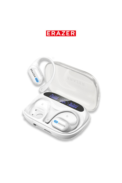 Choice1 سماعات رأس لاسلكية بيضاء من إيرايزر XP18، بتقنية ستيريو عالية الدقة، ...