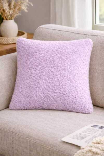 CHIZGY Pelüş Welsoft Kumaş Kare Kırlent Yastık 40x40 cm Konforlu Dekoratif