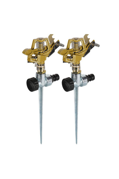 Choice 2pcs Garden Sprinkler 360° Rotation Irrigation Watering System Automat...