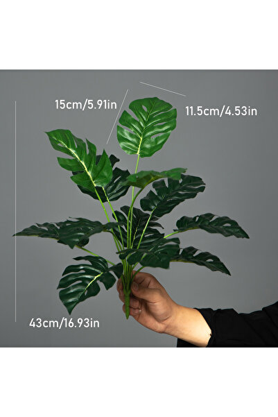 choice2 B Artificial Plants Green Palm Leaves Mtera Home Garden Living Room B...