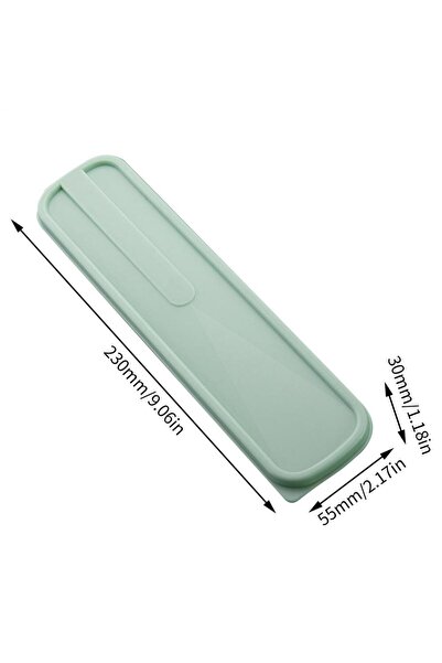 Choice3 Green Tableware Box Multicolor Portable Cutlery Case Spoon Fork Stora...