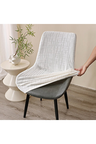 Choice5 غطاء كرسي A1 واحد، غطاء كرسي طعام منحني نورديك نصف قطعة، أغطية كراسي ...