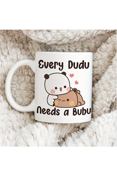 choice2 كوب قهوة سيراميك أسود لطيف سعة 301-400 مل - تصميم باندا ودب رائع "كل ...