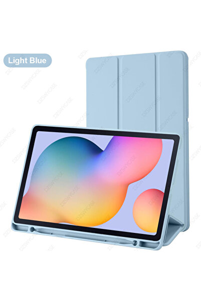 Choice Light Blue Case for Tab S6 Lite 10.4 Inch, with Pencil Holder, Trifold...