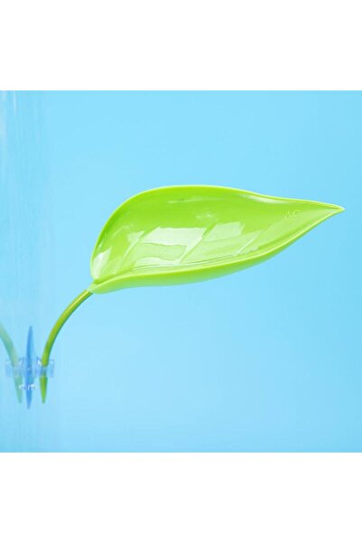 Choice5 A2 1/3 قطع ديكور تيراريوم مع كوب شفط؛ أوراق صناعية لموائل الوزغ والضفدع؛