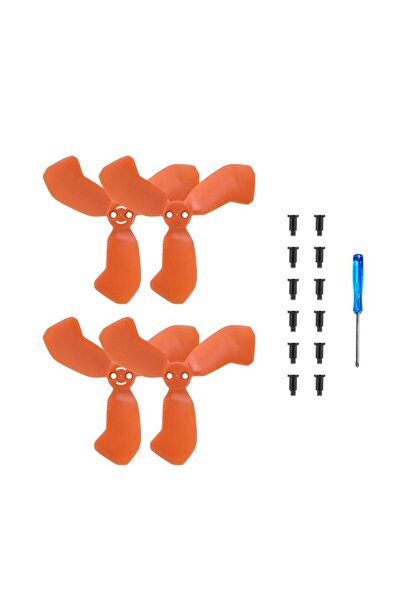 choice2 مراوح احتياطية برتقالية اللون، زوجان، مروحة Neo ثنائية الشفرات مع مفك...