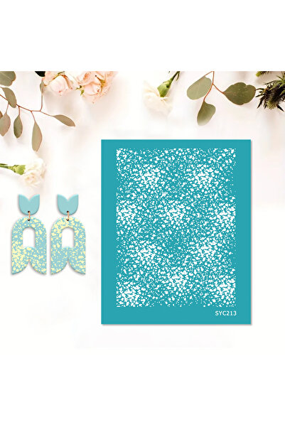 Choice1 14 2025 استنسل طباعة حريرية جديد، نمط هندسي مختلط، موجة، ندفة ثلج، قا...