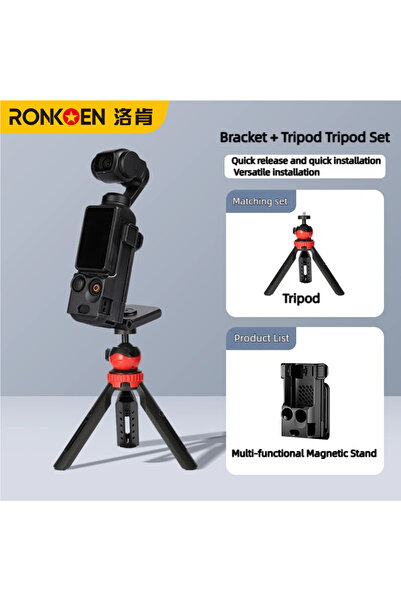 Choice حامل ثلاثي القوائم من رونكوين لكاميرا DJI Osmo Pket 3، لوحة مغناطيسية ...