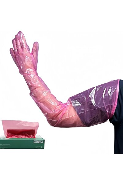 Choice 100Pcs 1box 100Pcs Disposable Soft Plastic Vet Gloves Durable Disposab...