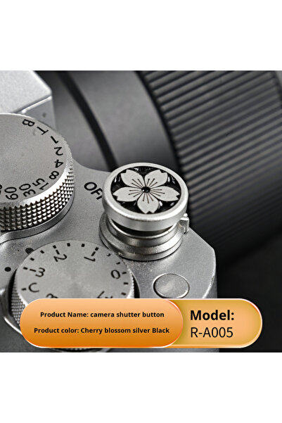 Choice زر غالق معدني أسود من ساكورا لكاميرات فوجي ونيكون وكانون X100VI وXT50 ...