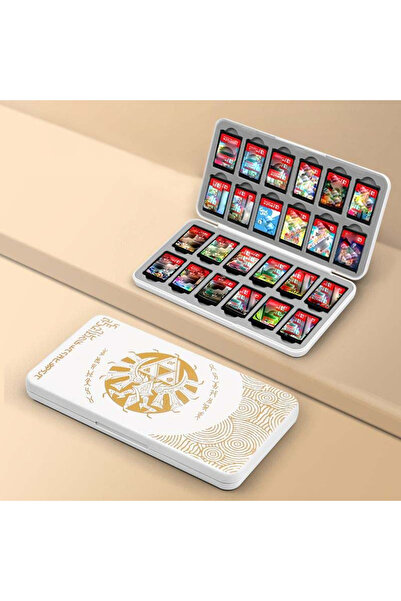 Choice1 24 card slots-05 Magnetic 24 in 1 Game Card Case Holder Hard Shell Pr...