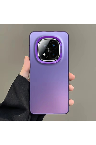 Choice3 جراب Redmi Note 14 Pro 5G بنفسجي معدني بتصميم ليزر أورورا غير لامع له...