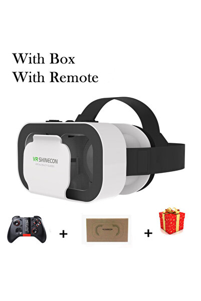 Choice6 نظارات الواقع الافتراضي Shinecon VR مع جهاز تحكم عن بعد، وسماعة رأس ا...