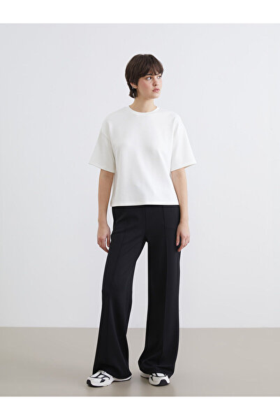 LC Waikiki Peak New Season Elastic Waist Wide Leg Women's Sweatpants