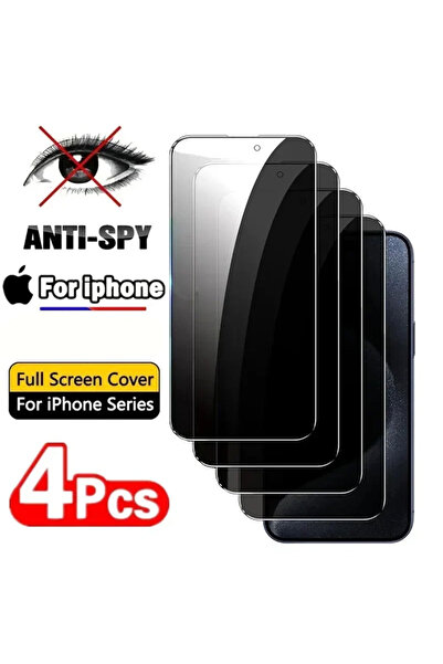 Choice5 واقي شاشة زجاجي للخصوصية (4 قطع) لهواتف آيفون 13، و4 قطع من الزجاج ال...