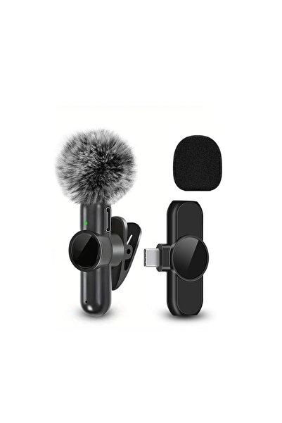 Choice ميكروفون لاسلكي صغير الحجم من نوع Type-C، مناسب للبث المباشر عبر الهات...