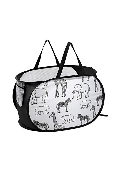 Choice horizontal Cartoon Giraffe Laundry Basket Home Dirty Clothes Basket Mi...